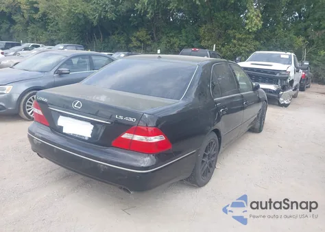 2004 Lexus Ls 430 z USA, uszkodzony, nr VIN JTHBN36F640127332